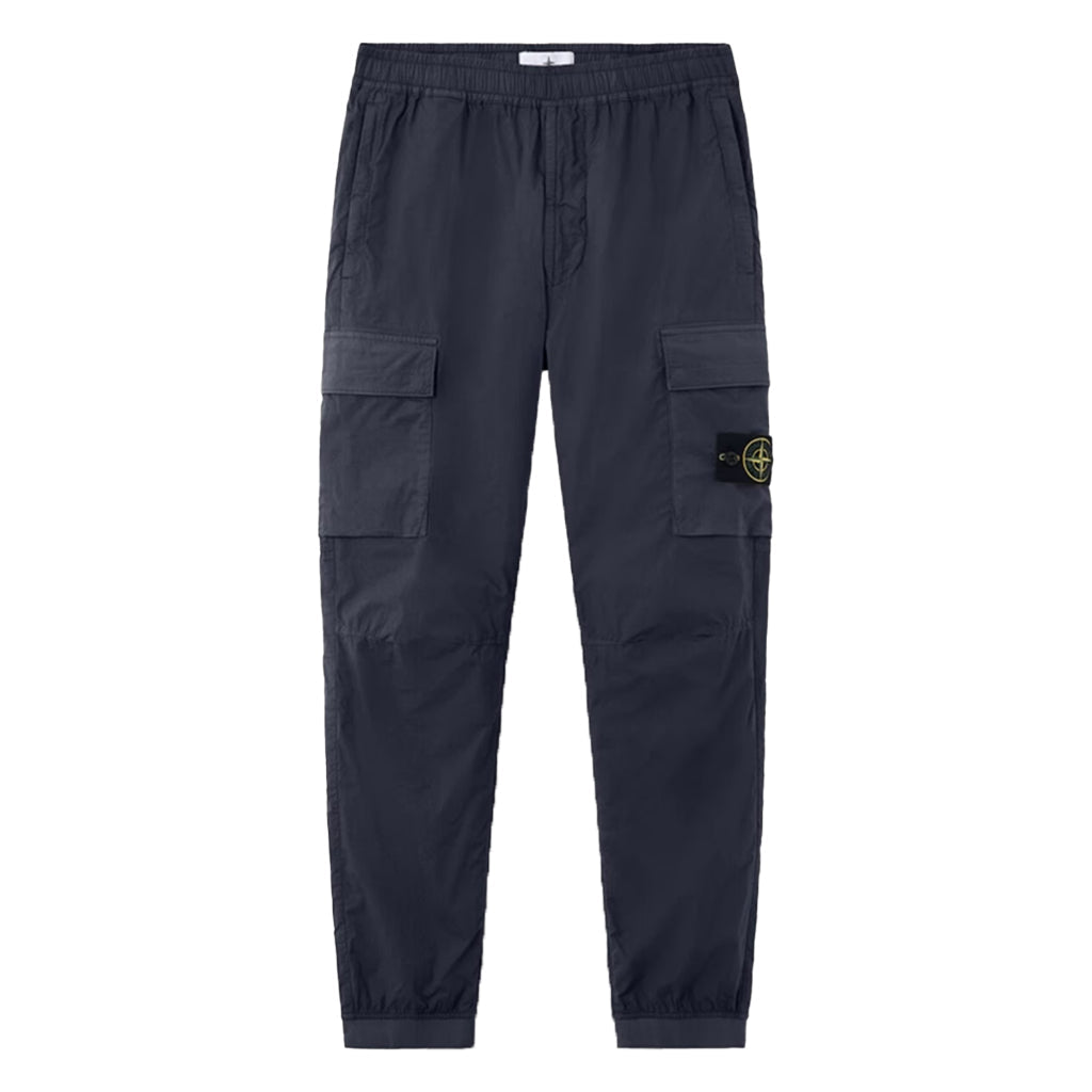 Stone Island Stretch Cotton Tela "Paracadute" Tapered CargosTrousersStone IslandDPUS Designer Outlet8053819198057Navy Blue30Stone Island Stretch Cotton Tela "Paracadute" Tapered Cargos