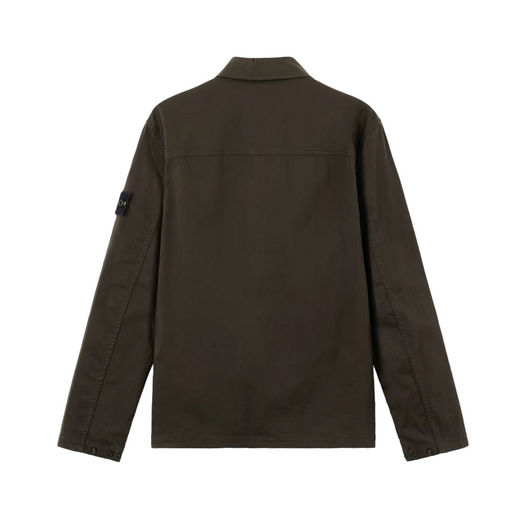 [Stone Island] Stretch Organic Cotton Satin OvershirtOvershirtStone IslandDPUS Designer OutletL2S151200010-S0012-V0078-SCoal GreyS[Stone Island] Stretch Organic Cotton Satin Overshirt