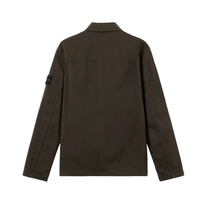[Stone Island] Stretch Organic Cotton Satin OvershirtOvershirtStone IslandDPUS Designer OutletL2S151200010-S0012-V0078-SCoal GreyS[Stone Island] Stretch Organic Cotton Satin Overshirt