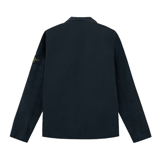 [Stone Island] Stretch Organic Cotton Twill Garment Dyed ShirtOvershirtStone IslandDPUS Designer OutletNavyS[Stone Island] Stretch Organic Cotton Twill Garment Dyed Shirt