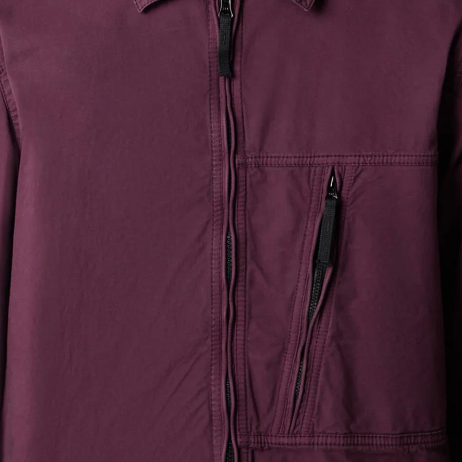 Stone Island Supima Cotton Twill Stretch Overshirt in AmaranthHoodies & Zip - UpsStone IslandDPUS Designer Outlet8053813486129XSStone Island Supima Cotton Twill Stretch Overshirt in Amaranth