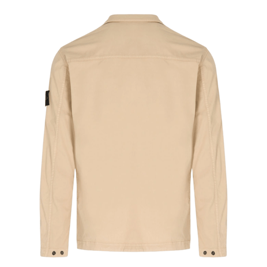 Stone Island Supima Cotton Twill Stretch Overshirt in DesertHoodies & Zip - UpsStone IslandDPUS Designer Outlet8053813444419SStone Island Supima Cotton Twill Stretch Overshirt in Desert