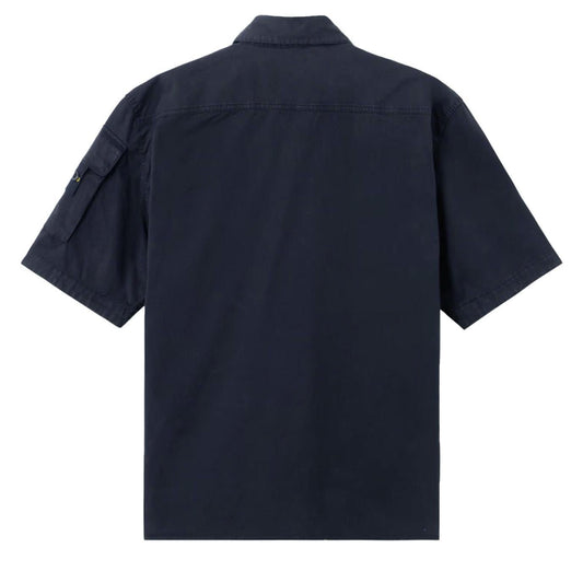 Stone Island Supima Cotton Twill Stretch - TC Comfort Fit Shirt in NavyShirtStone IslandDPUS Designer Outlet8053813444112SStone Island Supima Cotton Twill Stretch - TC Comfort Fit Shirt in Navy