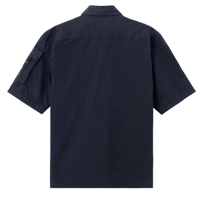 Stone Island Supima Cotton Twill Stretch - TC Comfort Fit Shirt in NavyShirtStone IslandDPUS Designer Outlet8053813444112SStone Island Supima Cotton Twill Stretch - TC Comfort Fit Shirt in Navy