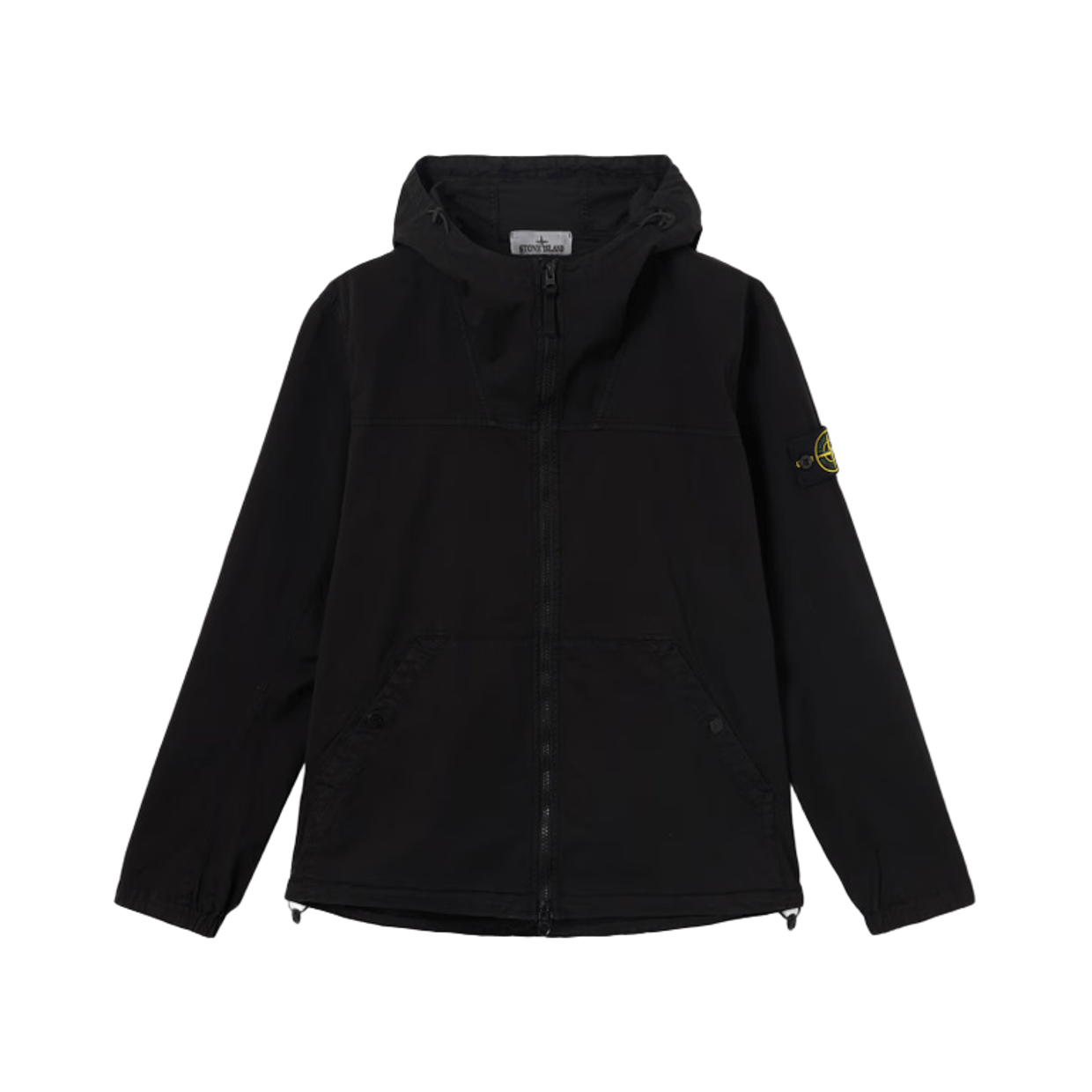 Stone Island Supima Cotton Twill Stretch - TC Hooded Overshirt in BlackHoodies & Zip - UpsStone IslandDPUS Designer Outlet8053813559014SStone Island Supima Cotton Twill Stretch - TC Hooded Overshirt in Black