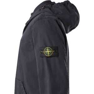 Stone Island SUPIMA® Cotton Twill Stretch - TC Hooded Overshirt in Navy BlueOvershirtStone IslandDPUSSStone Island SUPIMA® Cotton Twill Stretch - TC Hooded Overshirt in Navy Blue