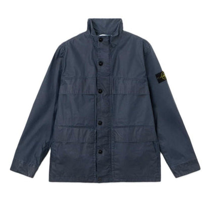 [Stone Island] Waxed Pigment Cotton Tela Field JacketCoats & JacketsStone IslandDPUS Designer Outlet8053819396989Navy BlueM[Stone Island] Waxed Pigment Cotton Tela Field Jacket