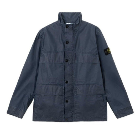 [Stone Island] Waxed Pigment Cotton Tela Field JacketCoats & JacketsStone IslandDPUS Designer Outlet8053819396989Navy BlueM[Stone Island] Waxed Pigment Cotton Tela Field Jacket