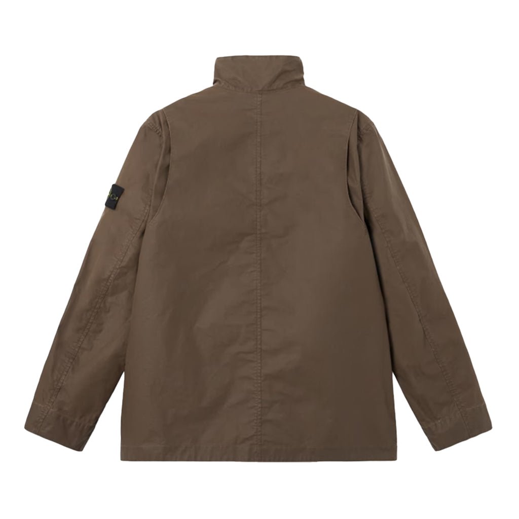 Stone Island Waxed Pigment Cotton Tela Field JacketCoats & JacketsStone IslandDPUS Designer OutletUmberSStone Island Waxed Pigment Cotton Tela Field Jacket