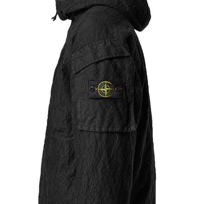 Stone Island Wrinkled Corduroy 500 - TC Hooded Jacket in BlackCoats & JacketsStone IslandDPUS Designer Outlet8053813466435SStone Island Wrinkled Corduroy 500 - TC Hooded Jacket in Black