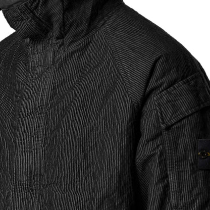 Stone Island Wrinkled Corduroy 500 - TC Hooded Jacket in BlackCoats & JacketsStone IslandDPUS Designer Outlet8053813466435SStone Island Wrinkled Corduroy 500 - TC Hooded Jacket in Black