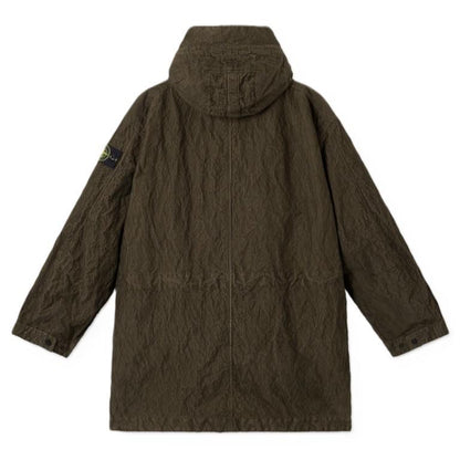 Stone Island Wrinkled Corduroy 500 - TC Hooded Parka with Detachable Down Lining in Military GreenCoats & JacketsStone IslandDPUS Designer Outlet8053813490959SStone Island Wrinkled Corduroy 500 - TC Hooded Parka with Detachable Down Lining in Military Green