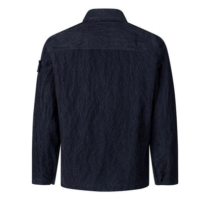 Stone Island Wrinkled Corduroy 500 - TC Overshirt in NavyOvershirtStone IslandDPUS Designer Outlet8053813435691SStone Island Wrinkled Corduroy 500 - TC Overshirt in Navy