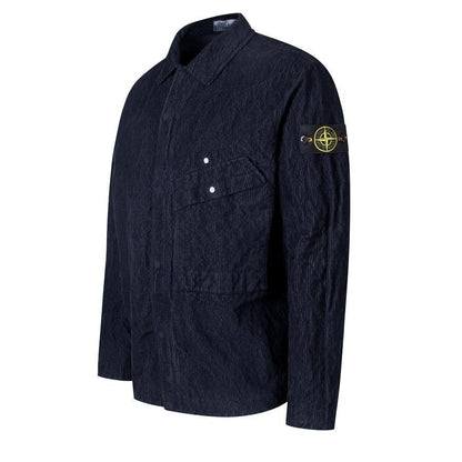 Stone Island Wrinkled Corduroy 500 - TC Overshirt in NavyOvershirtStone IslandDPUS Designer Outlet8053813435691SStone Island Wrinkled Corduroy 500 - TC Overshirt in Navy