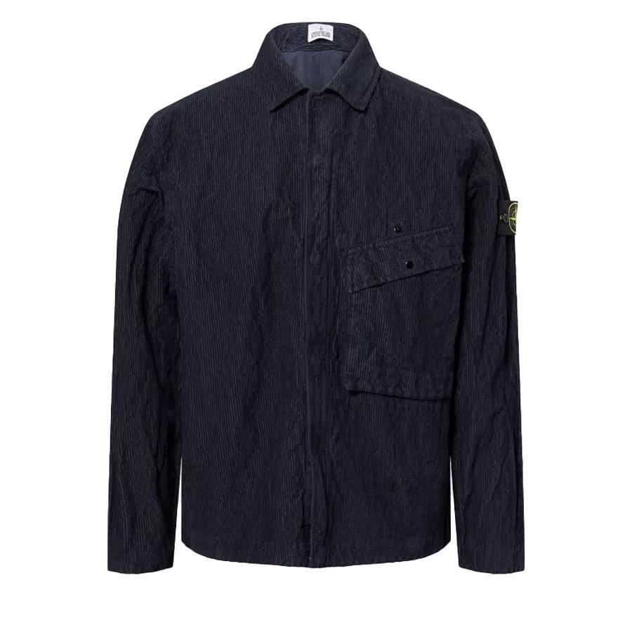 Stone Island Wrinkled Corduroy 500 - TC Overshirt in NavyOvershirtStone IslandDPUS Designer Outlet8053813435691SStone Island Wrinkled Corduroy 500 - TC Overshirt in Navy