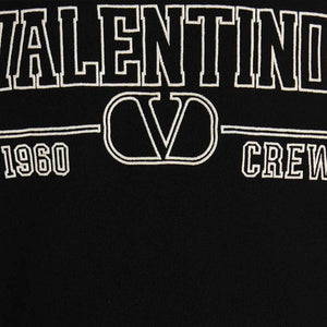 Valentino Embroidered Logo Hoodie in BlackHoodiesValentinoDPUS8056133704713SValentino Embroidered Logo Hoodie in Black