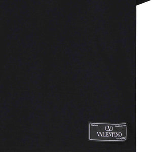 Valentino Maison Valentino Tailoring Label T-Shirt in BlackT-ShirtsValentinoDPUS8052962096357SValentino Maison Valentino Tailoring Label T-Shirt in Black