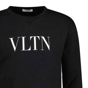 Valentino VLTN Logo Print Sweatshirt in BlackSweatshirtsValentinoDPUS Designer Outlet8054304332192SValentino VLTN Logo Print Sweatshirt in Black