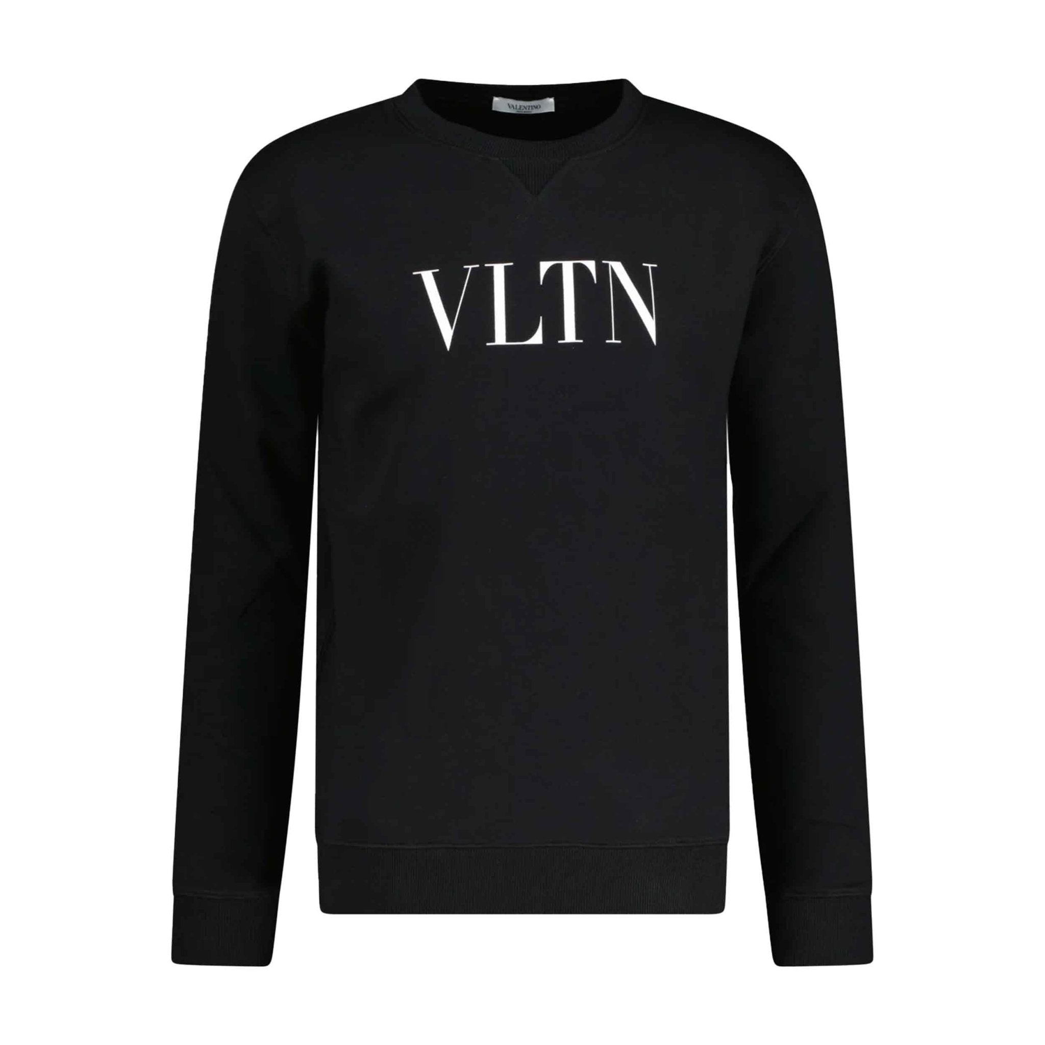 Valentino VLTN Logo Print Sweatshirt in BlackSweatshirtsValentinoDPUS Designer Outlet8054304332192SValentino VLTN Logo Print Sweatshirt in Black