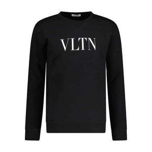 Valentino VLTN Logo Print Sweatshirt in BlackSweatshirtsValentinoDPUS Designer Outlet8054304332192SValentino VLTN Logo Print Sweatshirt in Black