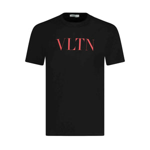 Valentino VLTN Logo Print T-Shirt in BlackT-ShirtsValentinoDPUS Designer OutletSValentino VLTN Logo Print T-Shirt in Black