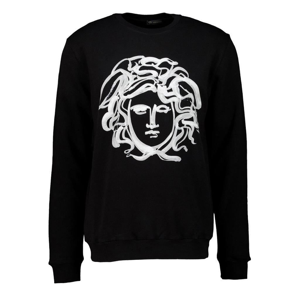 Versace Medusa Portrait Sweatshirt in Black