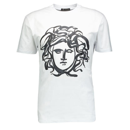 Versace Medusa Portrait T-Shirt in White