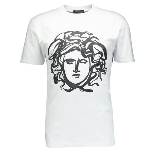 Versace Medusa Portrait T-Shirt in White