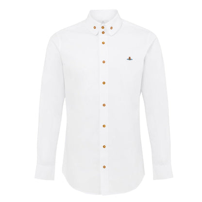 Vivienne Westwood 2 Button Krall ShirtShirtsVivienne WestwoodDPUS Designer Outlet24010005-W009Q-A401-468053195411733White46Vivienne Westwood 2 Button Krall Shirt