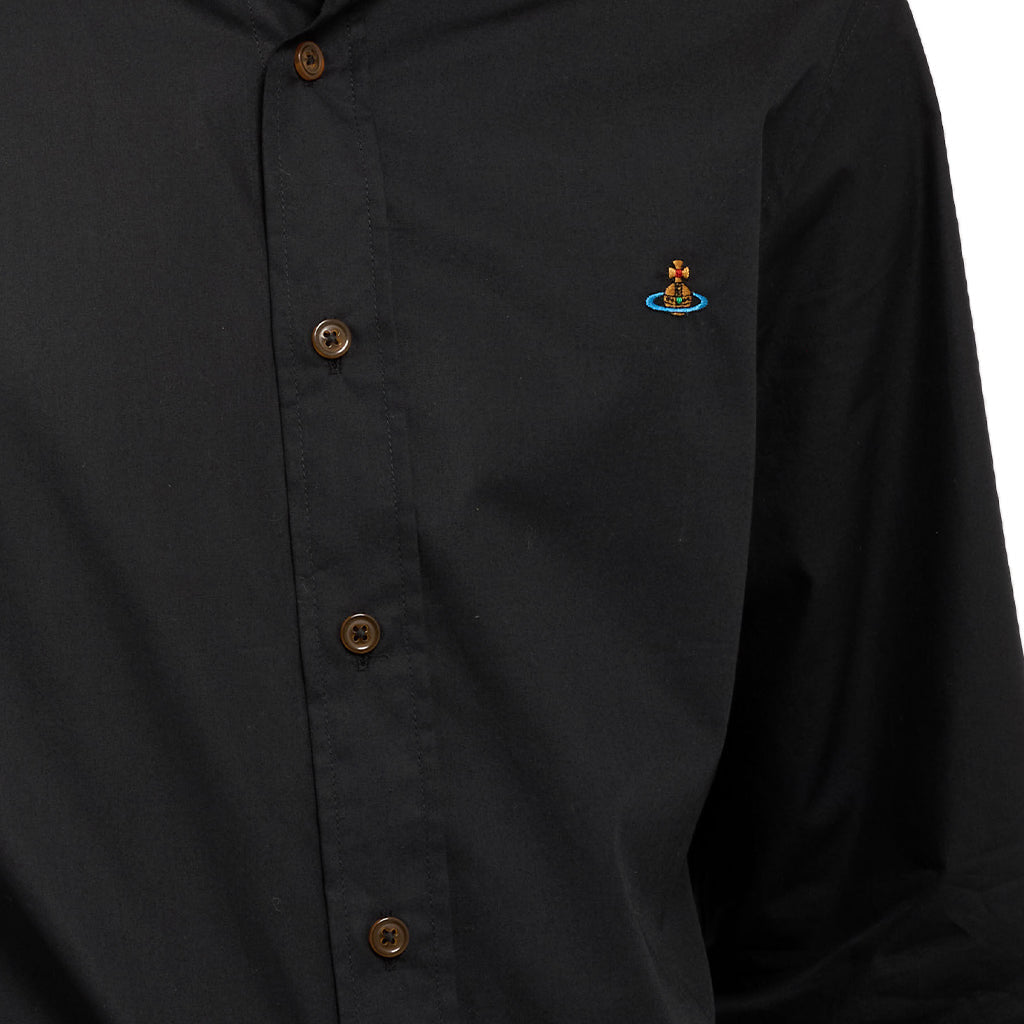 Vivienne Westwood 2 Button Krall ShirtShirtsVivienne WestwoodDPUS Designer Outlet24010005-W009Q-N401-468053195411924Black46Vivienne Westwood 2 Button Krall Shirt