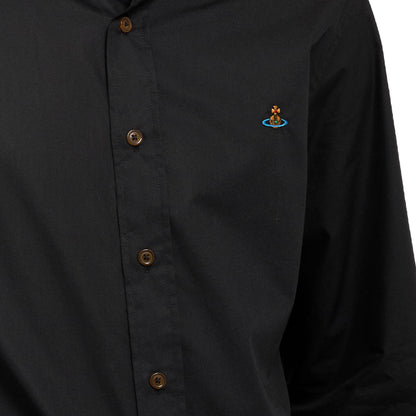 Vivienne Westwood 2 Button Krall ShirtShirtsVivienne WestwoodDPUS Designer Outlet24010005-W009Q-N401-468053195411924Black46Vivienne Westwood 2 Button Krall Shirt