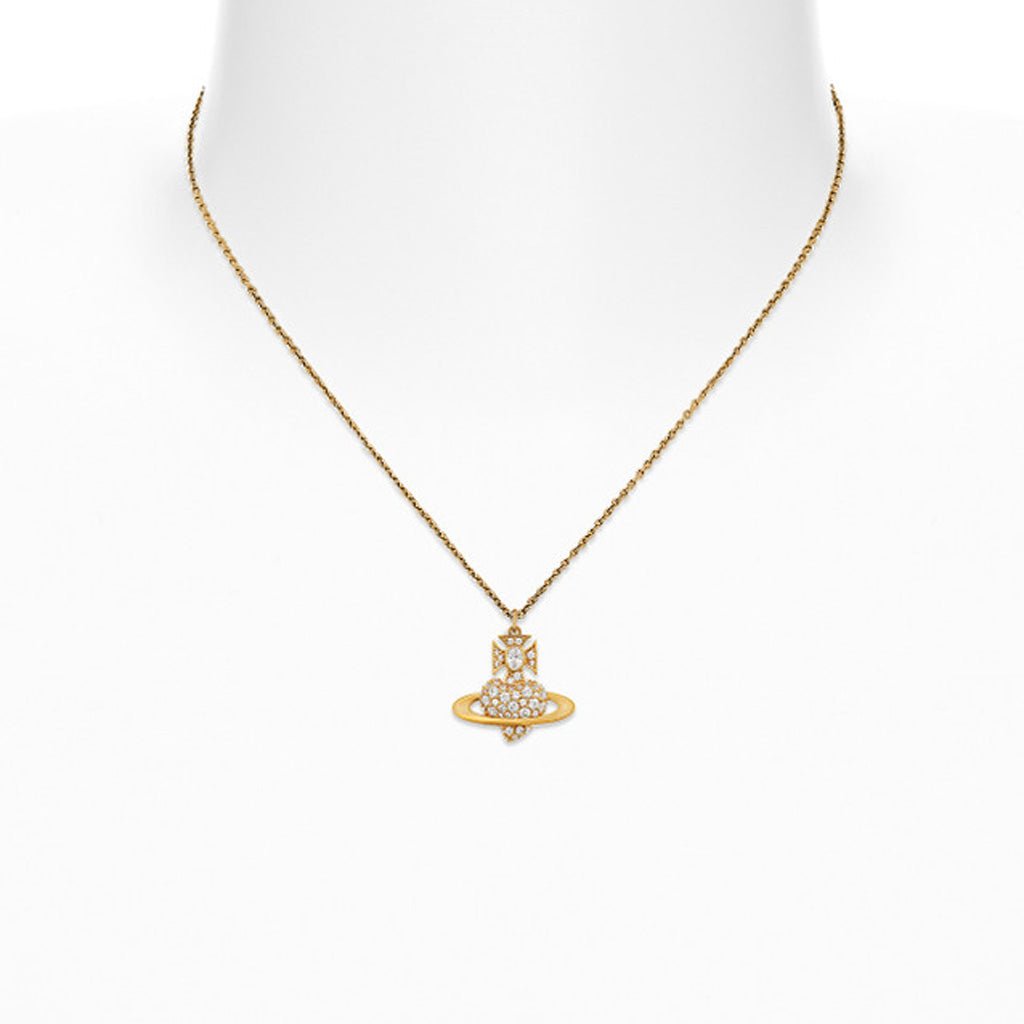 Vivienne Westwood Agnatha Bas Relief PendantJewelleryVivienne WestwoodDPUS Designer Outlet8053195229703Gold/White CzVivienne Westwood Agnatha Bas Relief Pendant