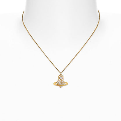 Vivienne Westwood Agnatha Bas Relief PendantJewelleryVivienne WestwoodDPUS Designer Outlet8053195229703Gold/White CzVivienne Westwood Agnatha Bas Relief Pendant