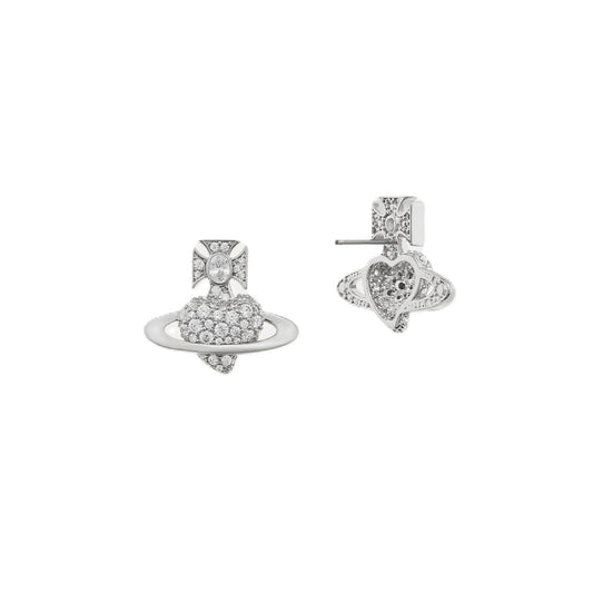 Vivienne Westwood Agnatha EarringsJewelleryVivienne WestwoodDPUS Designer Outlet8053195154876Platinum/White CzVivienne Westwood Agnatha Earrings