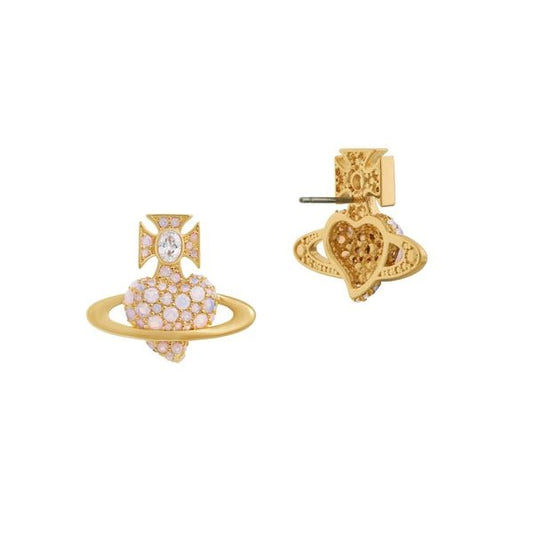 Vivienne Westwood Agnatha EarringsJewelleryVivienne WestwoodDPUS Designer Outlet8053195237692Gold/White CzVivienne Westwood Agnatha Earrings