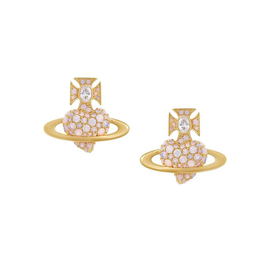 Vivienne Westwood Agnatha EarringsJewelleryVivienne WestwoodDPUS Designer Outlet8053195237692Gold/White CzVivienne Westwood Agnatha Earrings