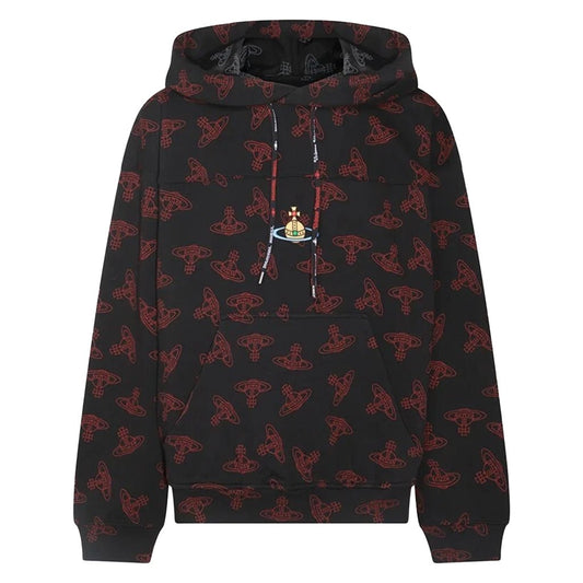 Vivienne Westwood All Over Orb Hoodie in Black/ RedVivienne WestwoodDPUS Designer Outlet165169501567XXSVivienne Westwood All Over Orb Hoodie in Black/ Red