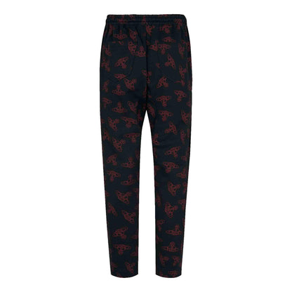 Vivienne Westwood All Over Orb Joggers in Black/Red