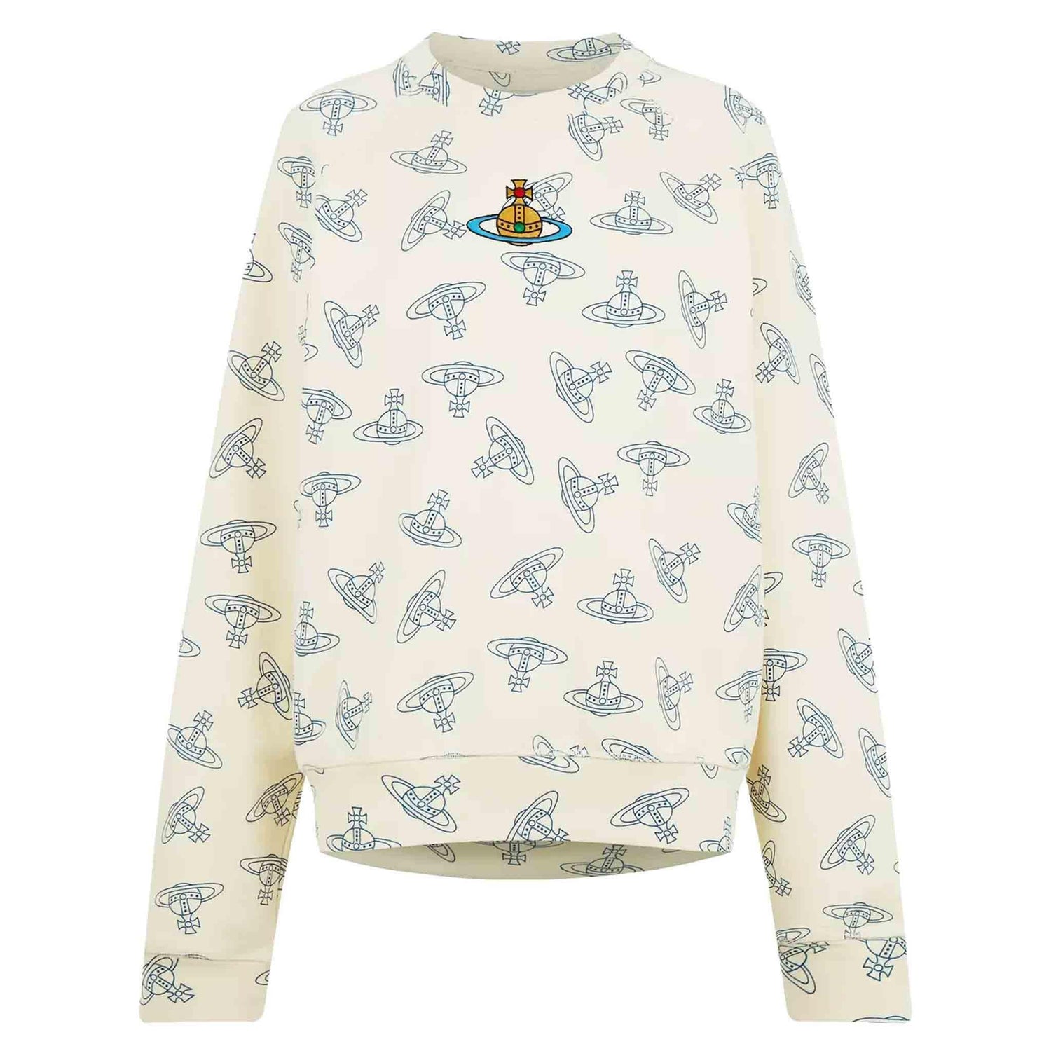 Vivienne Westwood All Over Orb Raglan SweatshirtSweatshirtsVivienne WestwoodDPUS Designer Outlet044368346790CreamSVivienne Westwood All Over Orb Raglan Sweatshirt