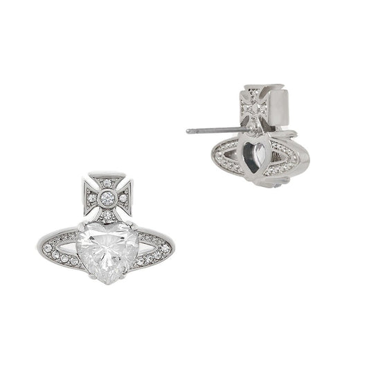 [Vivienne Westwood] Ariella EarringsJewelleryVivienne WestwoodDPUS Designer Outlet6201031T-02P169-CN-AW22-P1698050889277620Platinum / White Cz / Crystal Crystal[Vivienne Westwood] Ariella Earrings