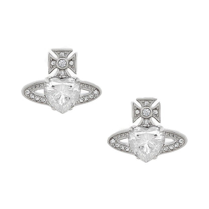 [Vivienne Westwood] Ariella EarringsJewelleryVivienne WestwoodDPUS Designer Outlet6201031T-02P169-CN-AW22-P1698050889277620Platinum / White Cz / Crystal Crystal[Vivienne Westwood] Ariella Earrings