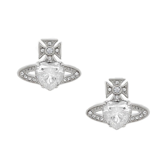 [Vivienne Westwood] Ariella EarringsJewelleryVivienne WestwoodDPUS Designer Outlet6201031T-02P169-CN-AW22-P1698050889277620Platinum / White Cz / Crystal Crystal[Vivienne Westwood] Ariella Earrings