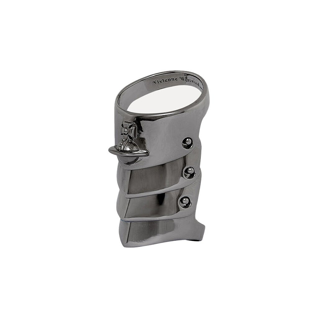 Vivienne Westwood Armour RingJewelleryVivienne WestwoodDPUS Designer Outlet8050568223979RutheniumMVivienne Westwood Armour Ring