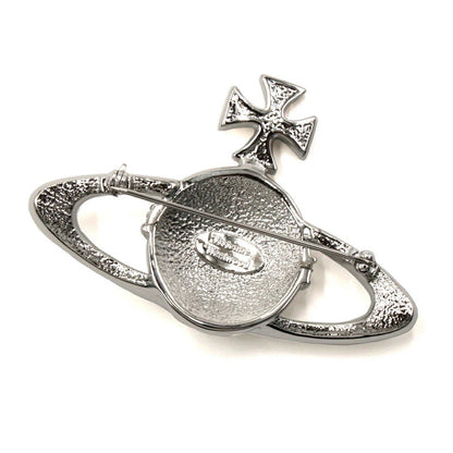 [Vivienne Westwood] Bas Relief BroochJewelleryVivienne WestwoodDPUS Designer Outlet8050889135081Platinum/Crystal Crystal[Vivienne Westwood] Bas Relief Brooch