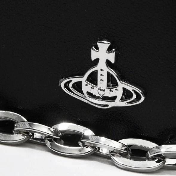 Vivienne Westwood Card Holder Flat Chain in BlackAccessoriesVivienne WestwoodDPUS Designer Outlet8053195233830Vivienne Westwood Card Holder Flat Chain in Black