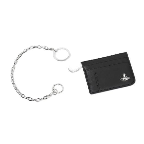 Vivienne Westwood Card Holder Flat Chain in BlackAccessoriesVivienne WestwoodDPUS Designer Outlet8053195233830Vivienne Westwood Card Holder Flat Chain in Black