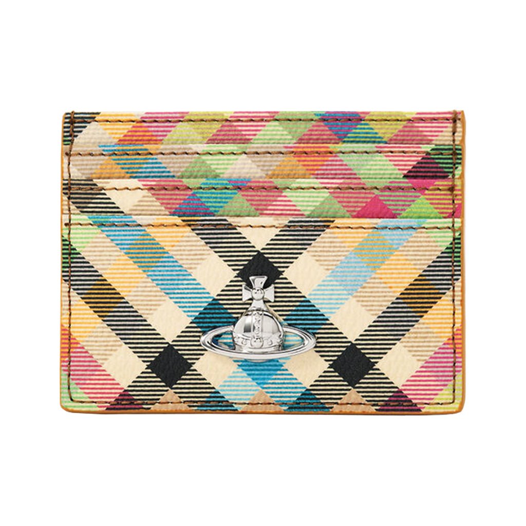 [Vivienne Westwood] Card Holder FlatWalletsVivienne WestwoodDPUS Designer Outlet8053195383597Heather Plaid[Vivienne Westwood] Card Holder Flat