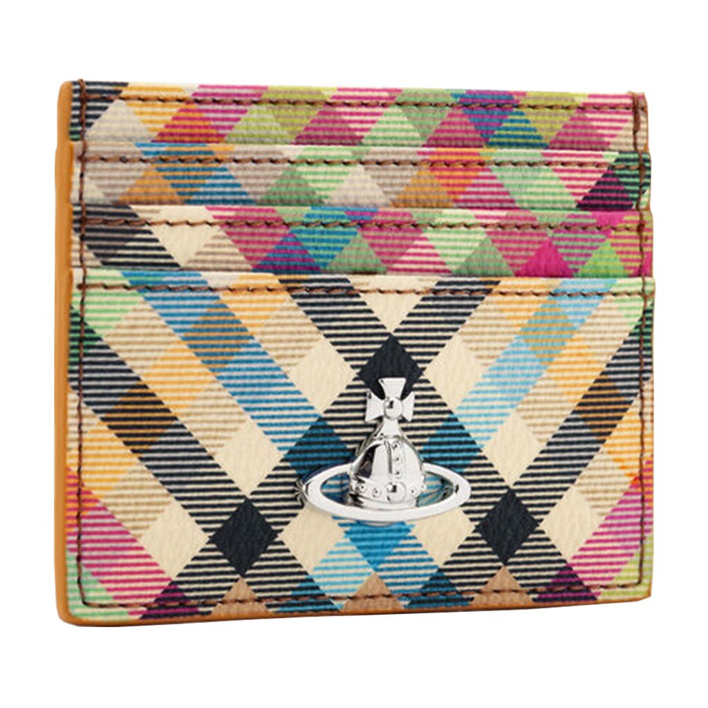 [Vivienne Westwood] Card Holder FlatWalletsVivienne WestwoodDPUS Designer Outlet8053195383597Heather Plaid[Vivienne Westwood] Card Holder Flat