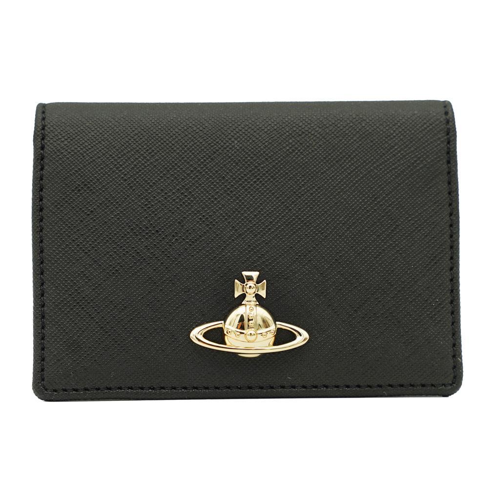 Vivienne Westwood Card Holder in Black 3D OrbCardholdersVivienne WestwoodDPUS Designer Outlet8053195236411Vivienne Westwood Card Holder in Black 3D Orb