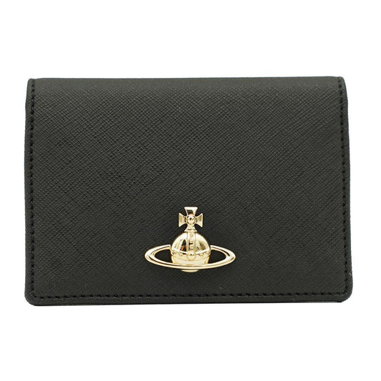 Vivienne Westwood Card Holder in Black 3D OrbCardholdersVivienne WestwoodDPUS Designer Outlet8053195236411Vivienne Westwood Card Holder in Black 3D Orb